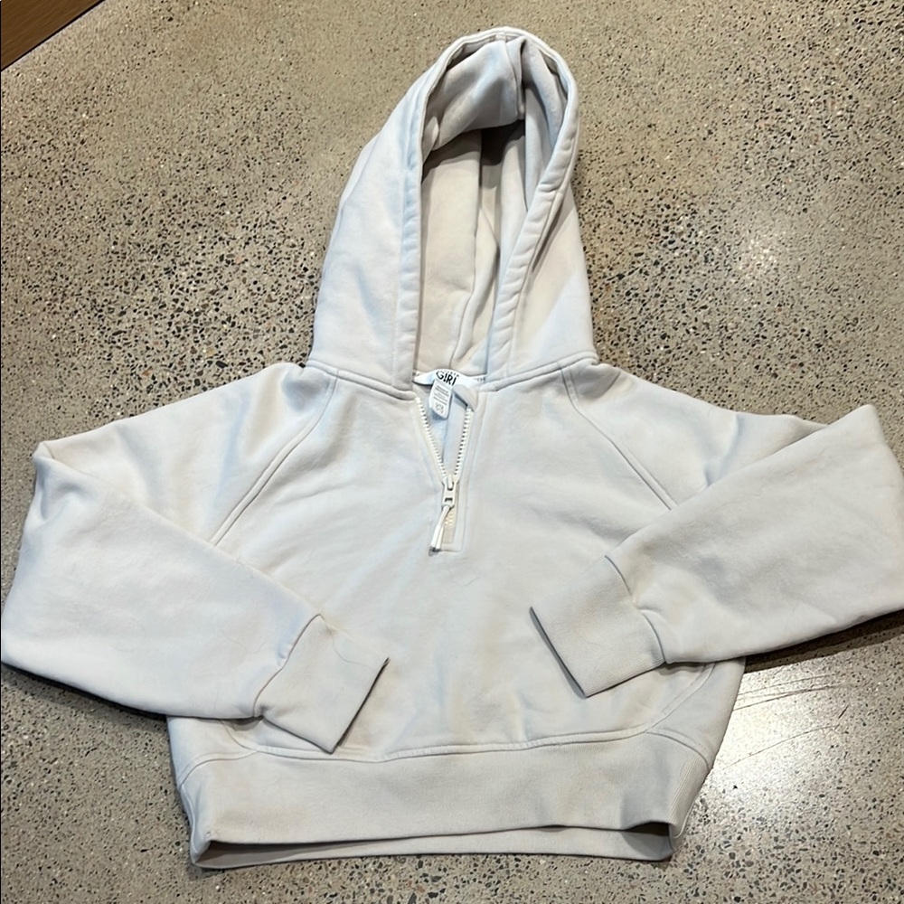 Athleta Kids White Hoodie